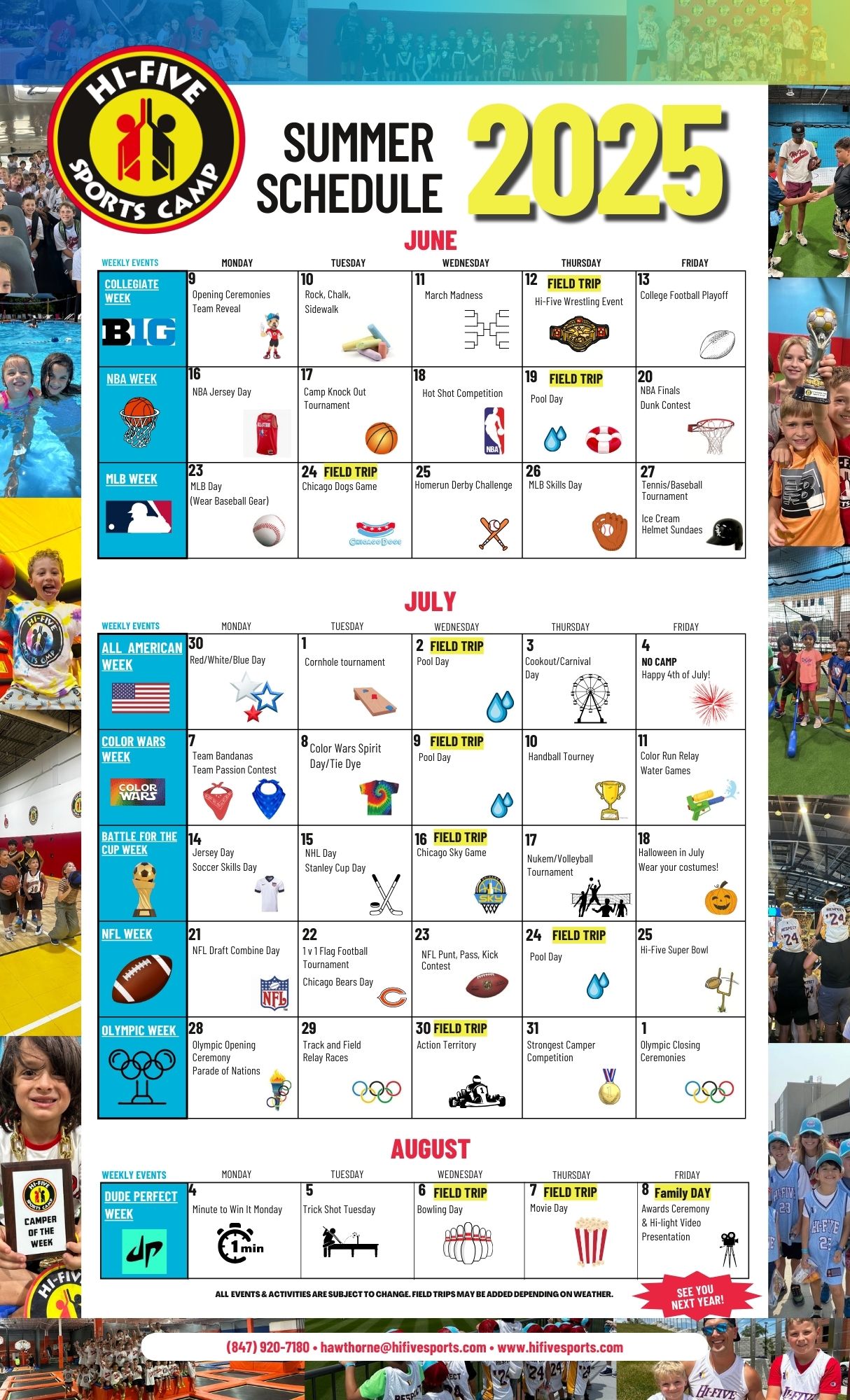 Updated Vernon Hills Calender